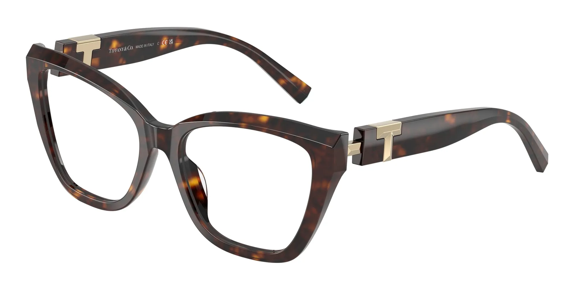 Tiffany TF2271 8015 Montature da vista Acetato Tartaruga Cat Eye Normale - immagine 1