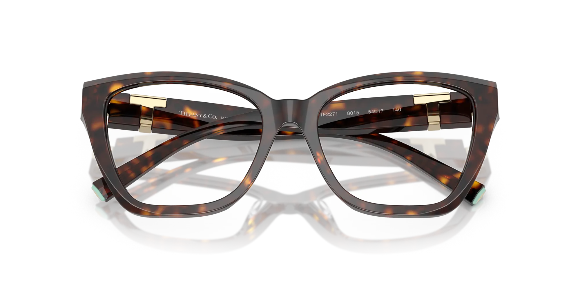 Tiffany TF2271 8015 Montature da vista Acetato Tartaruga Cat Eye Normale - immagine 2