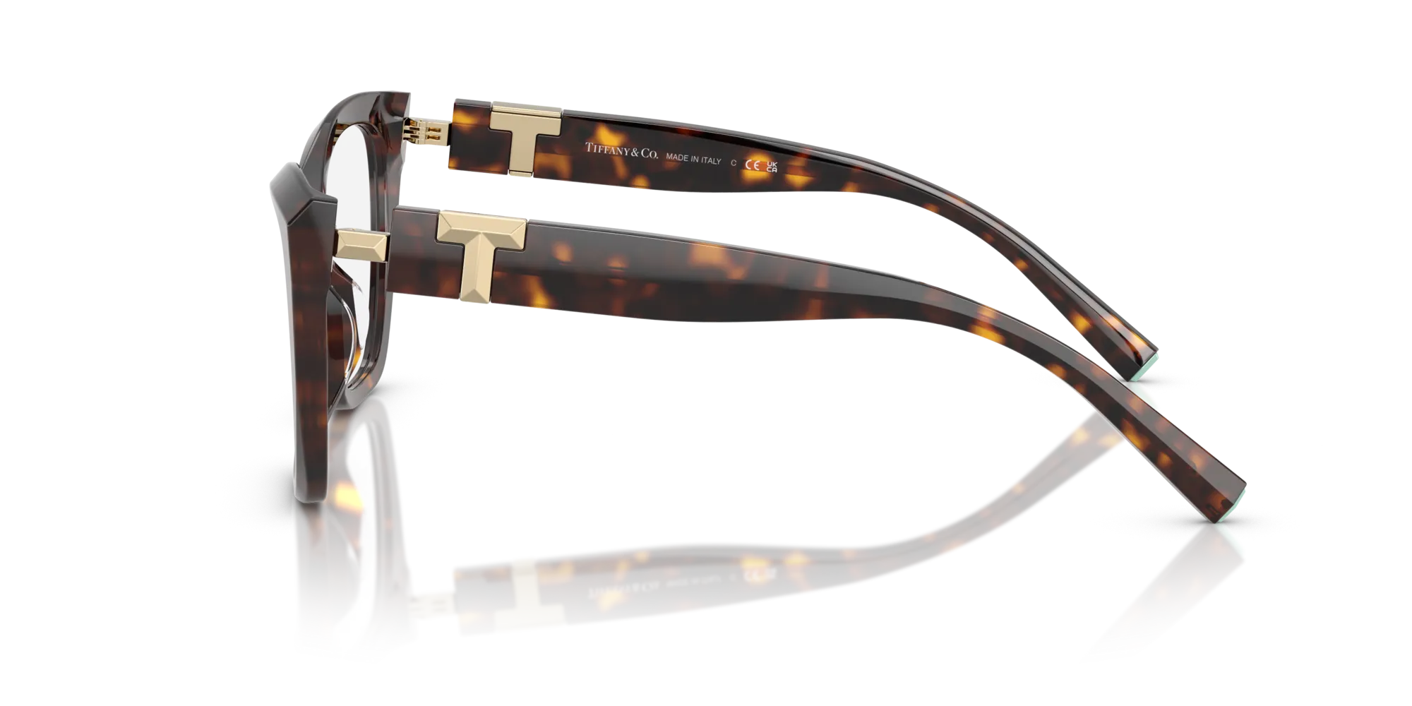Tiffany TF2271 8015 Montature da vista Acetato Tartaruga Cat Eye Normale - immagine 4