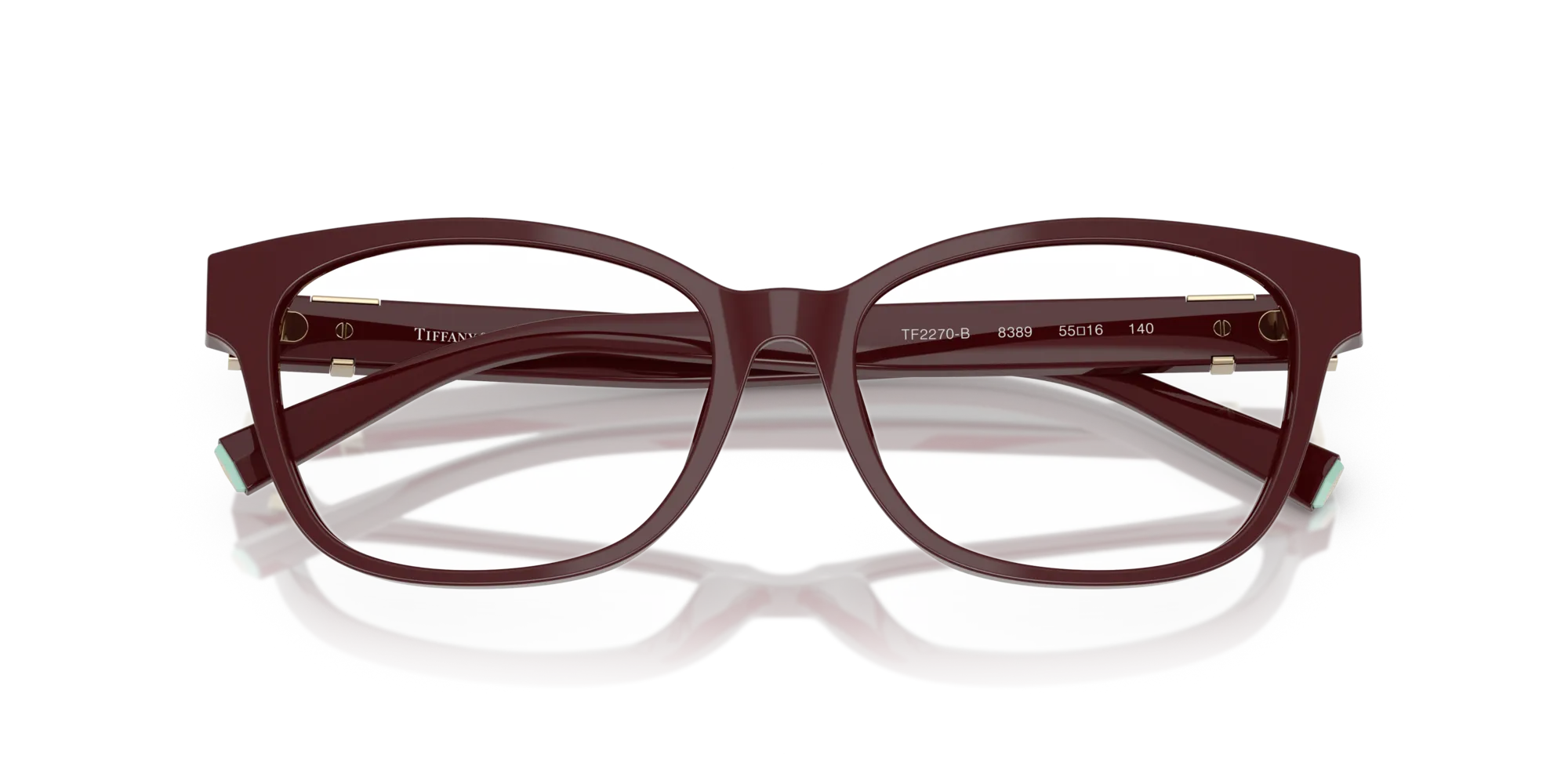 Tiffany TF2270B 8389 Montature da vista Acetato Viola Pillow Normale - immagine 2