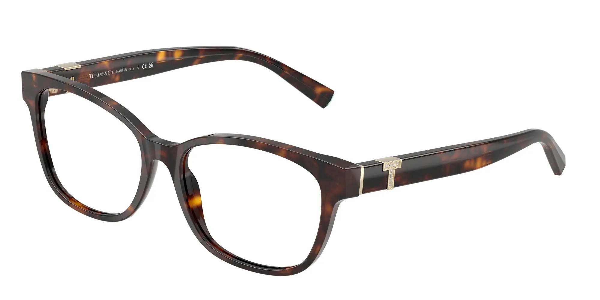 Tiffany TF2270B 8015 Montature da vista Acetato Tartaruga Pillow Normale - immagine 1