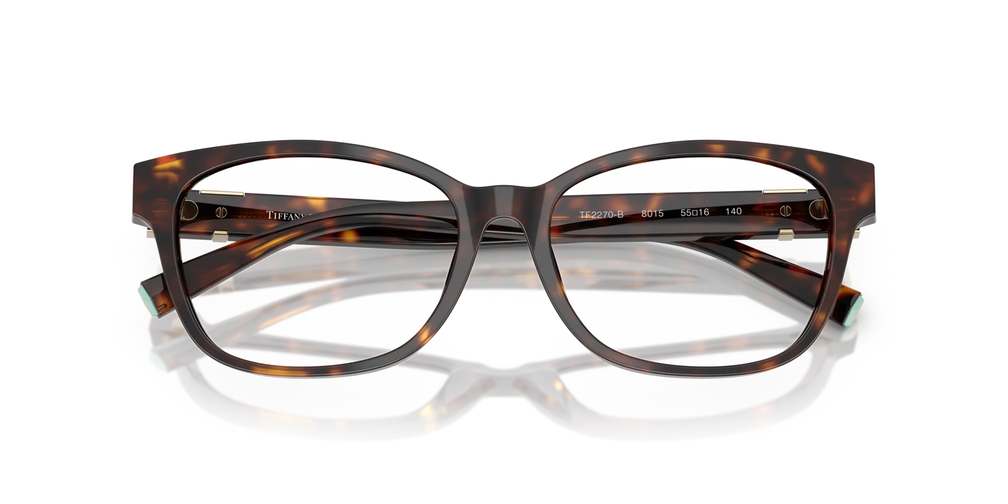 Tiffany TF2270B 8015 Montature da vista Acetato Tartaruga Pillow Normale - immagine 2