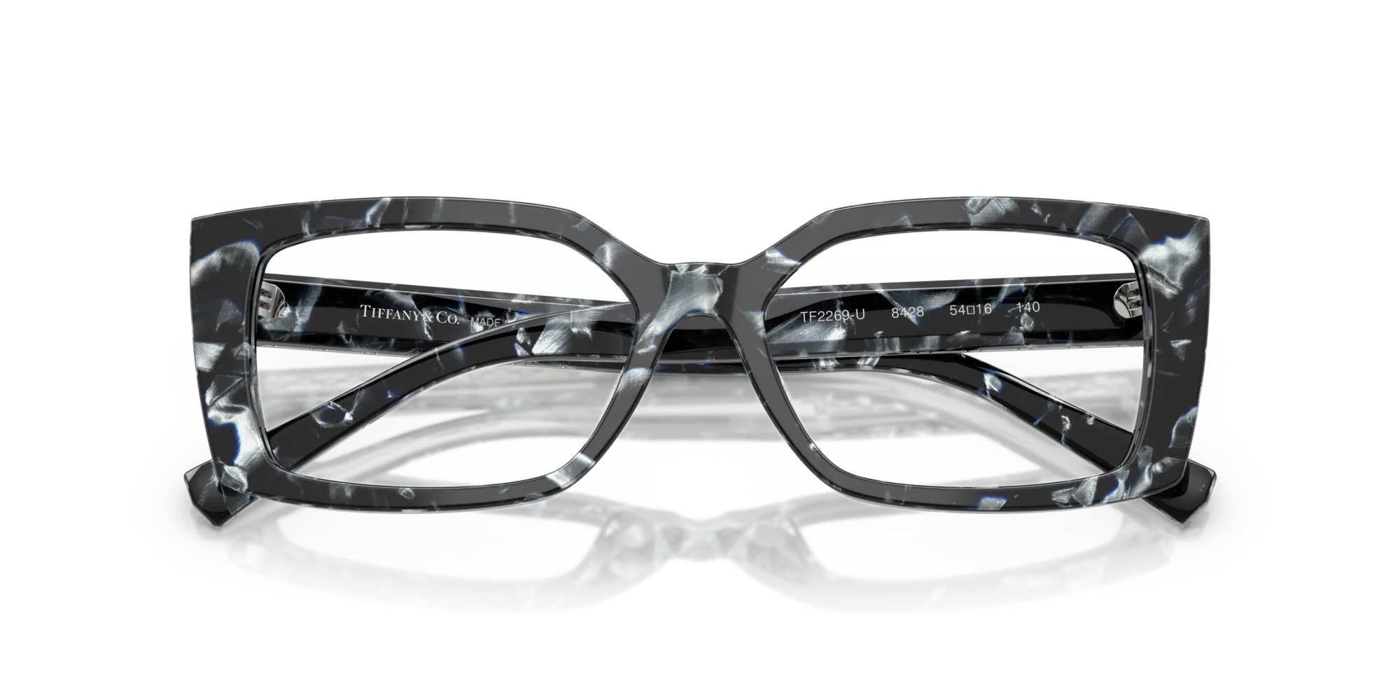 Tiffany TF2269U 8428 Montature da vista Acetato Tartaruga Squadrata Normale - immagine 2