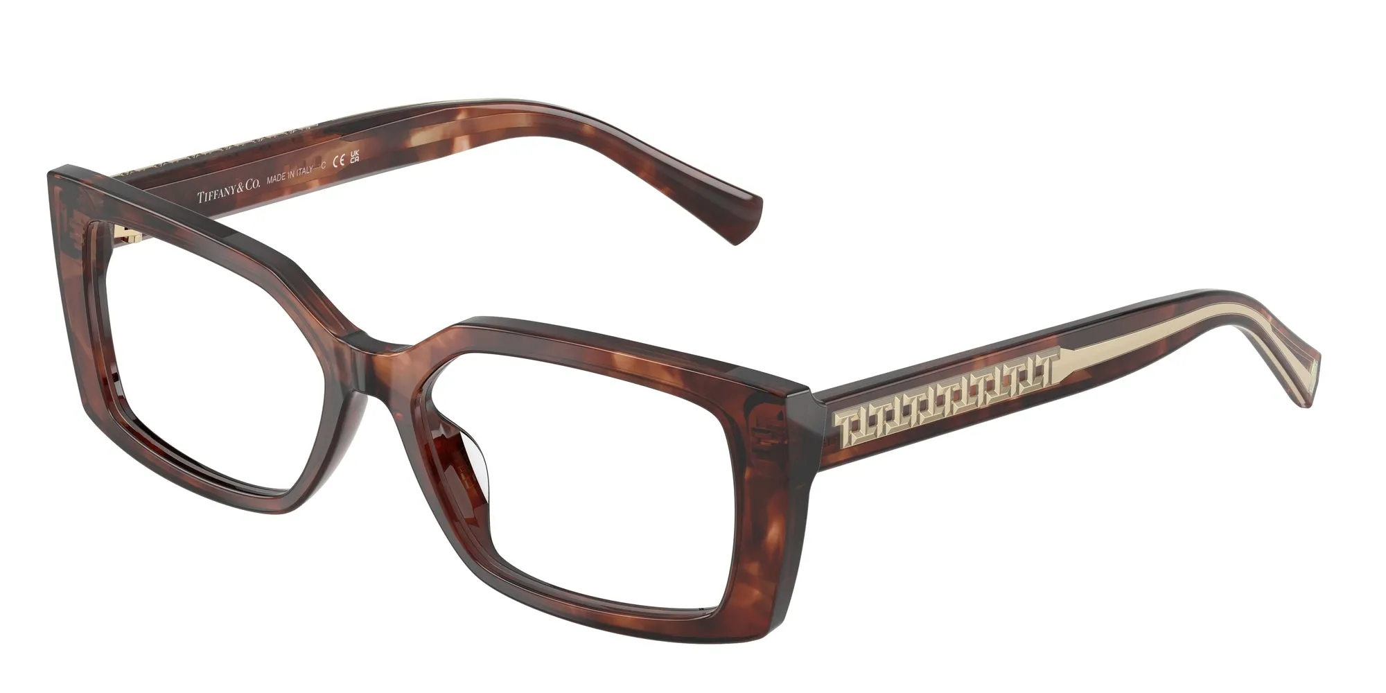 Tiffany TF2269U 8421 Montature da vista Acetato Marrone Squadrata Normale - immagine 1