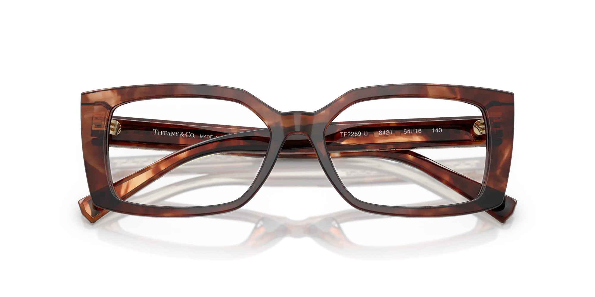 Tiffany TF2269U 8421 Montature da vista Acetato Marrone Squadrata Normale - immagine 2