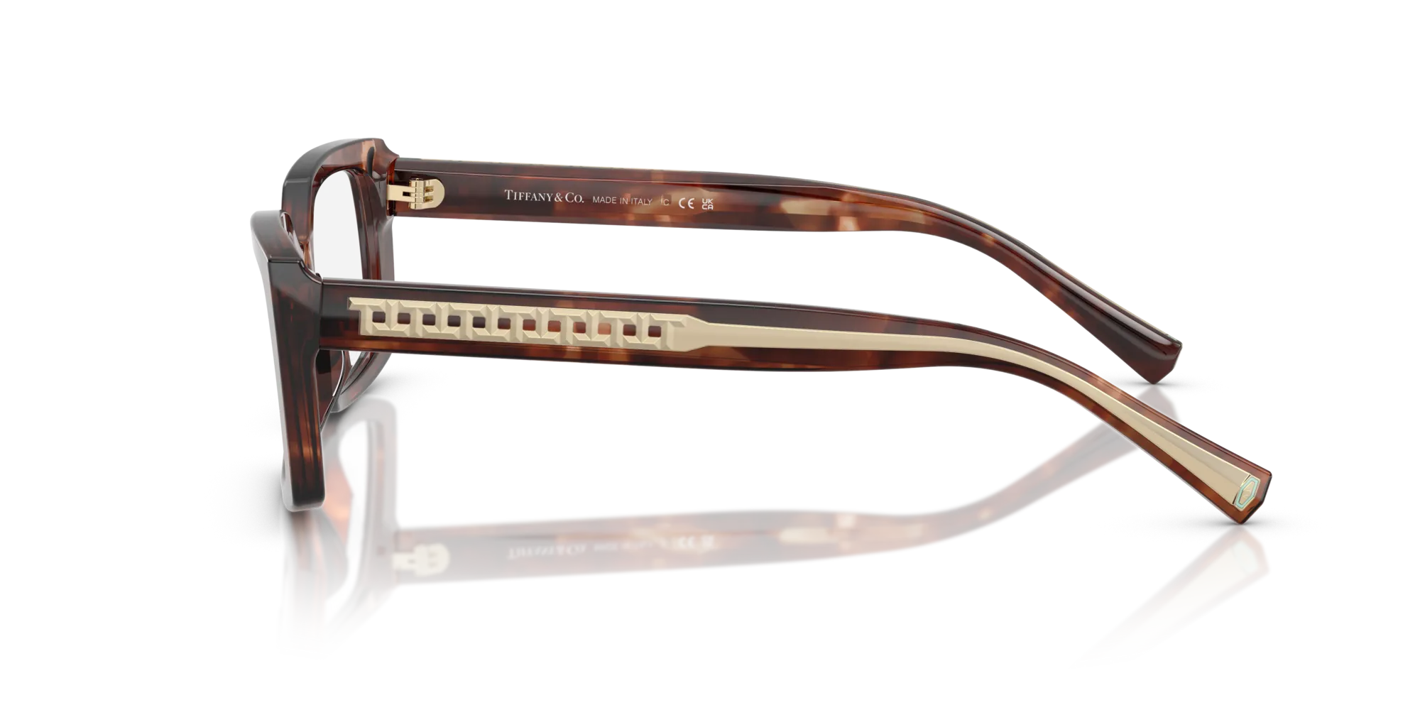 Tiffany TF2269U 8421 Montature da vista Acetato Marrone Squadrata Normale - immagine 4