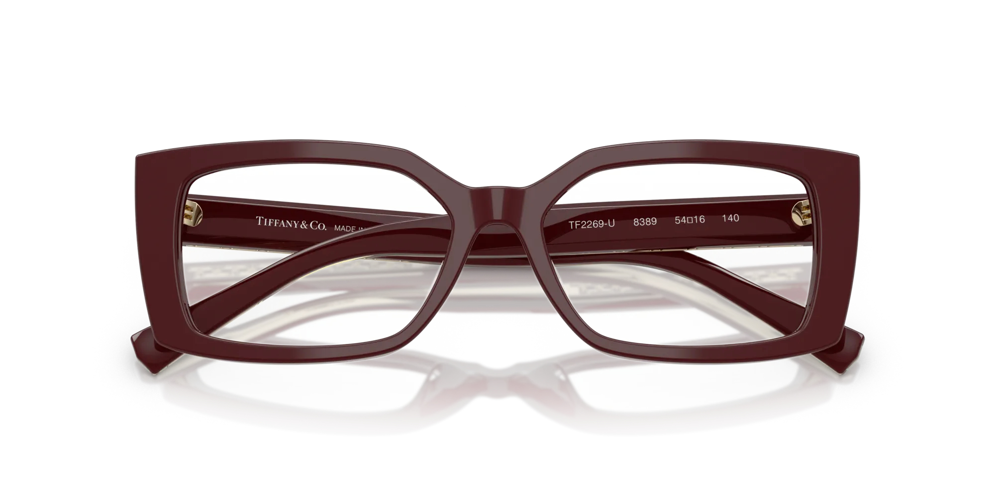 Tiffany TF2269U 8389 Montature da vista Acetato Viola Squadrata Normale - immagine 2