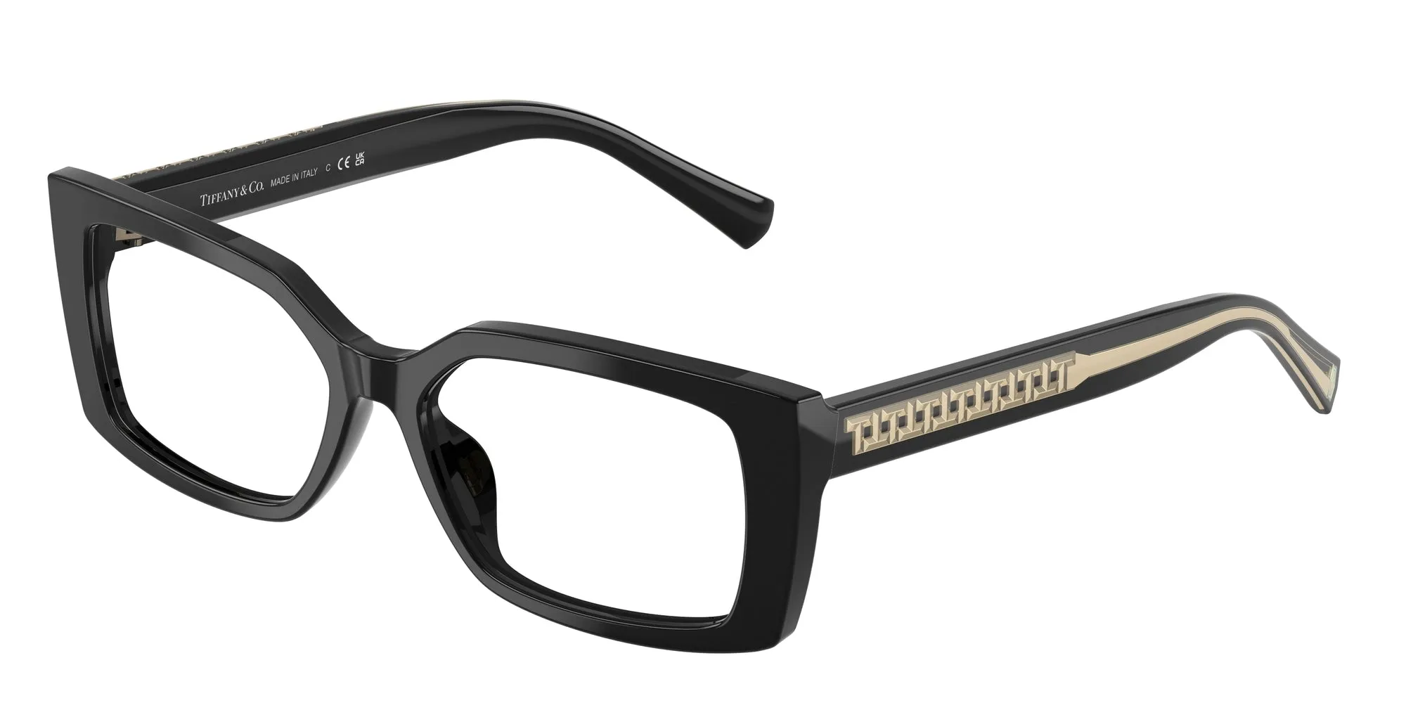 Tiffany TF2269U 8001 Montature da vista Acetato Nero Squadrata Normale - immagine 1