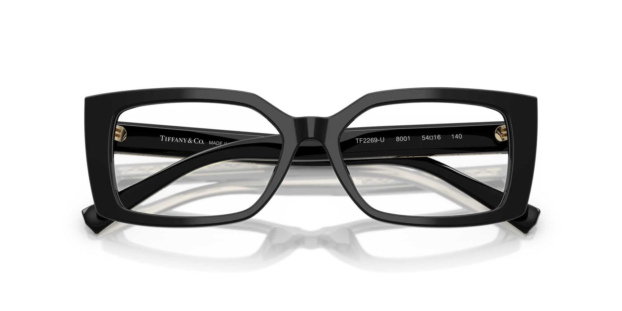 Tiffany TF2269U 8001 Montature da vista Acetato Nero Squadrata Normale - immagine 2