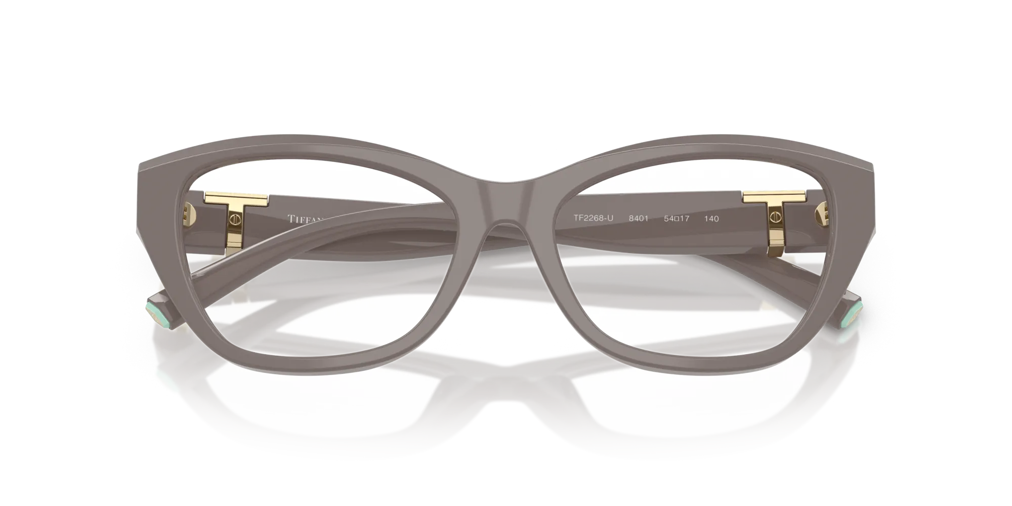 Tiffany TF2268U 8401 Montature da vista Acetato Marrone Cat Eye Normale - immagine 2