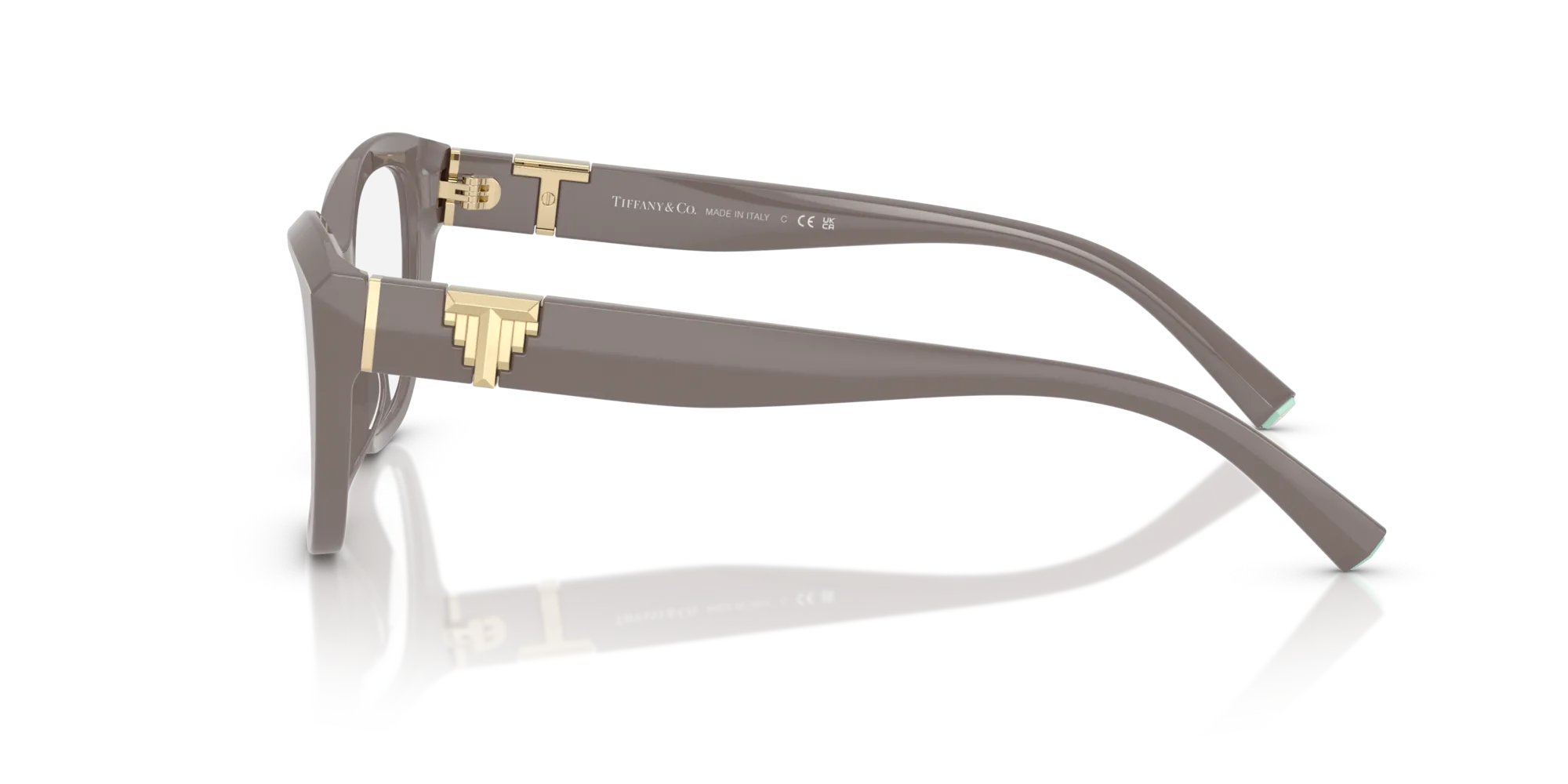 Tiffany TF2268U 8401 Montature da vista Acetato Marrone Cat Eye Normale - immagine 4