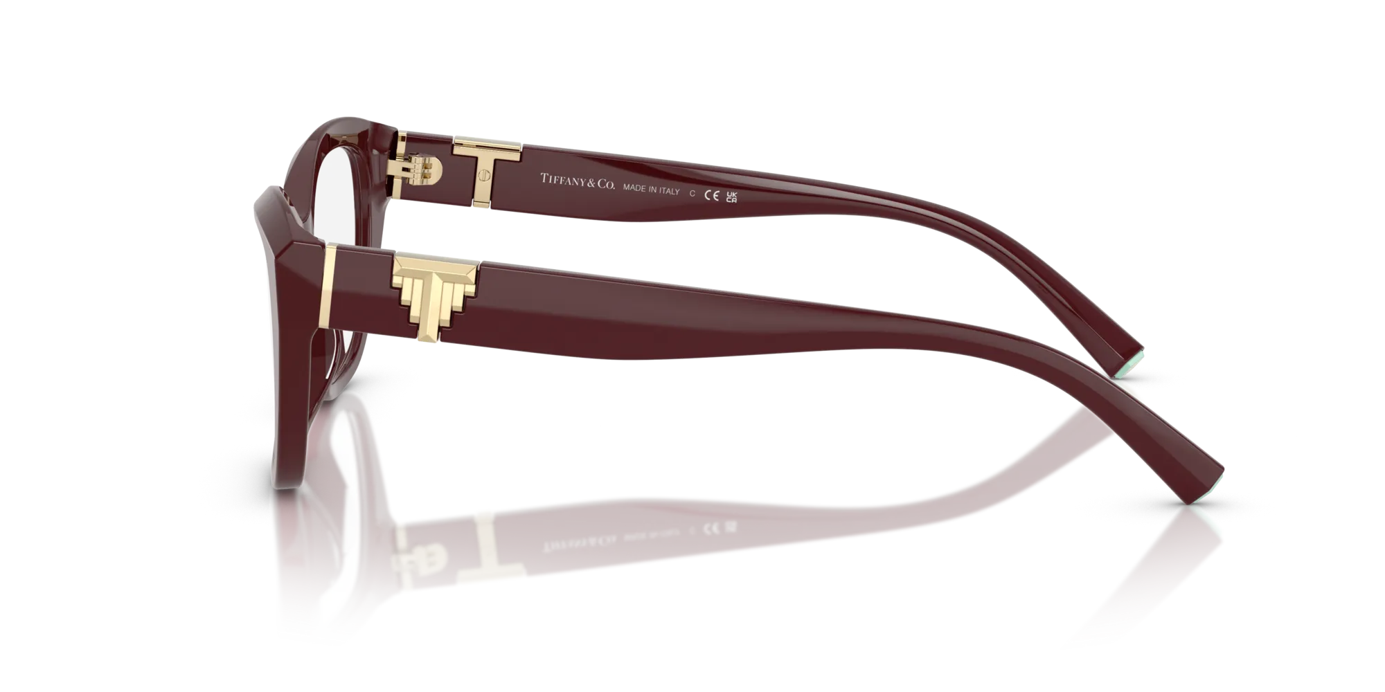 Tiffany TF2268U 8389 Montature da vista Acetato Viola Cat Eye Normale - immagine 4