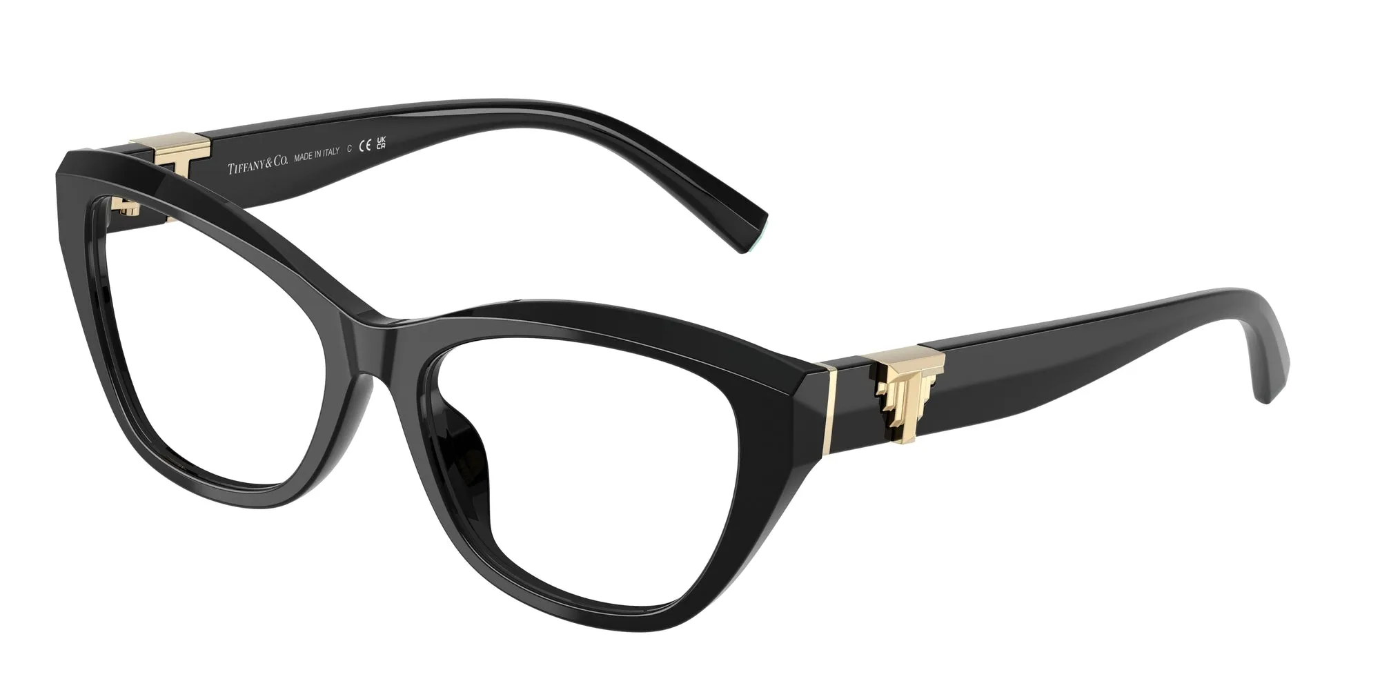 Tiffany TF2268U 8001 Montature da vista Acetato Nero Cat Eye Normale - immagine 1