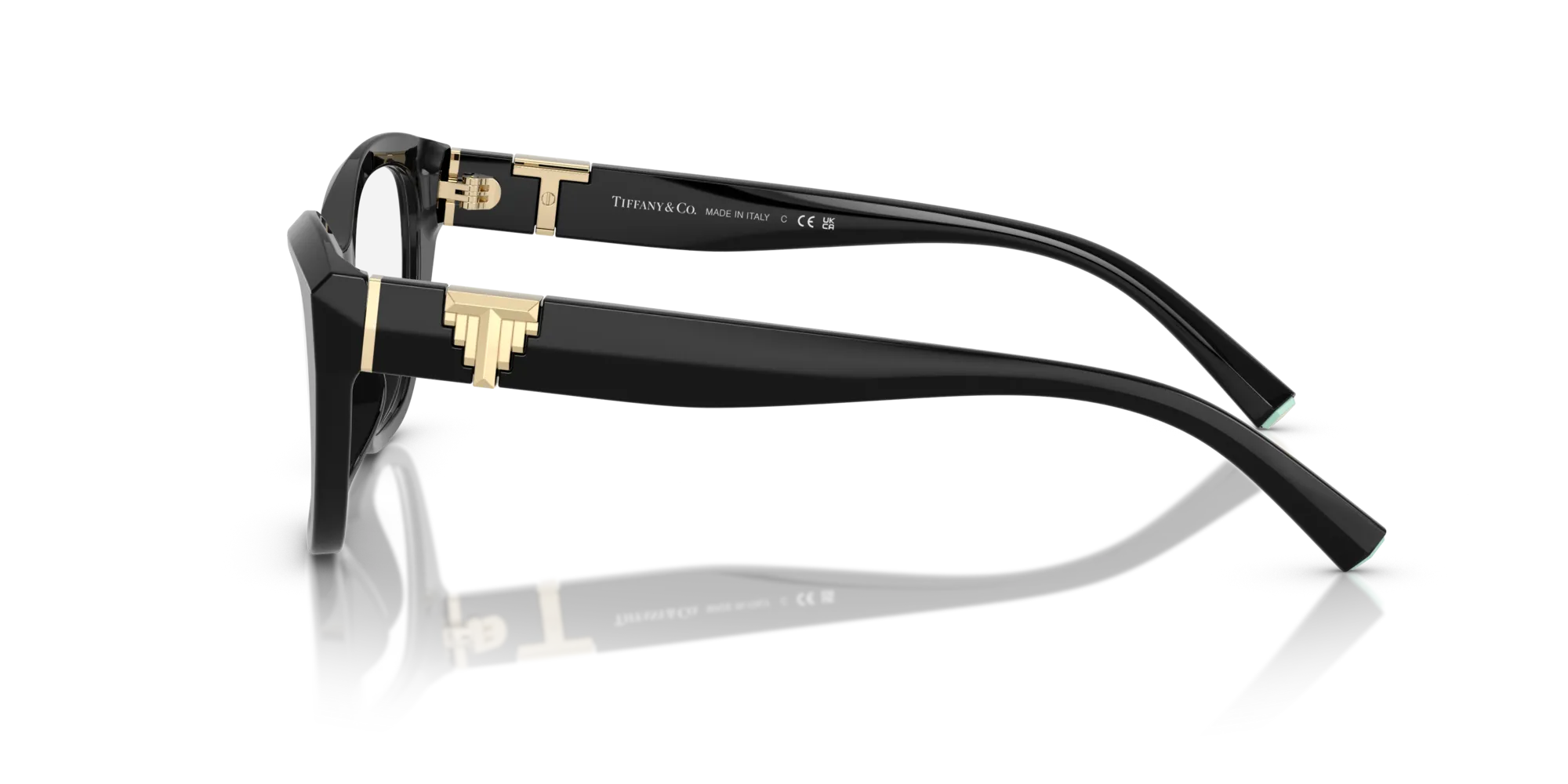 Tiffany TF2268U 8001 Montature da vista Acetato Nero Cat Eye Normale - immagine 4