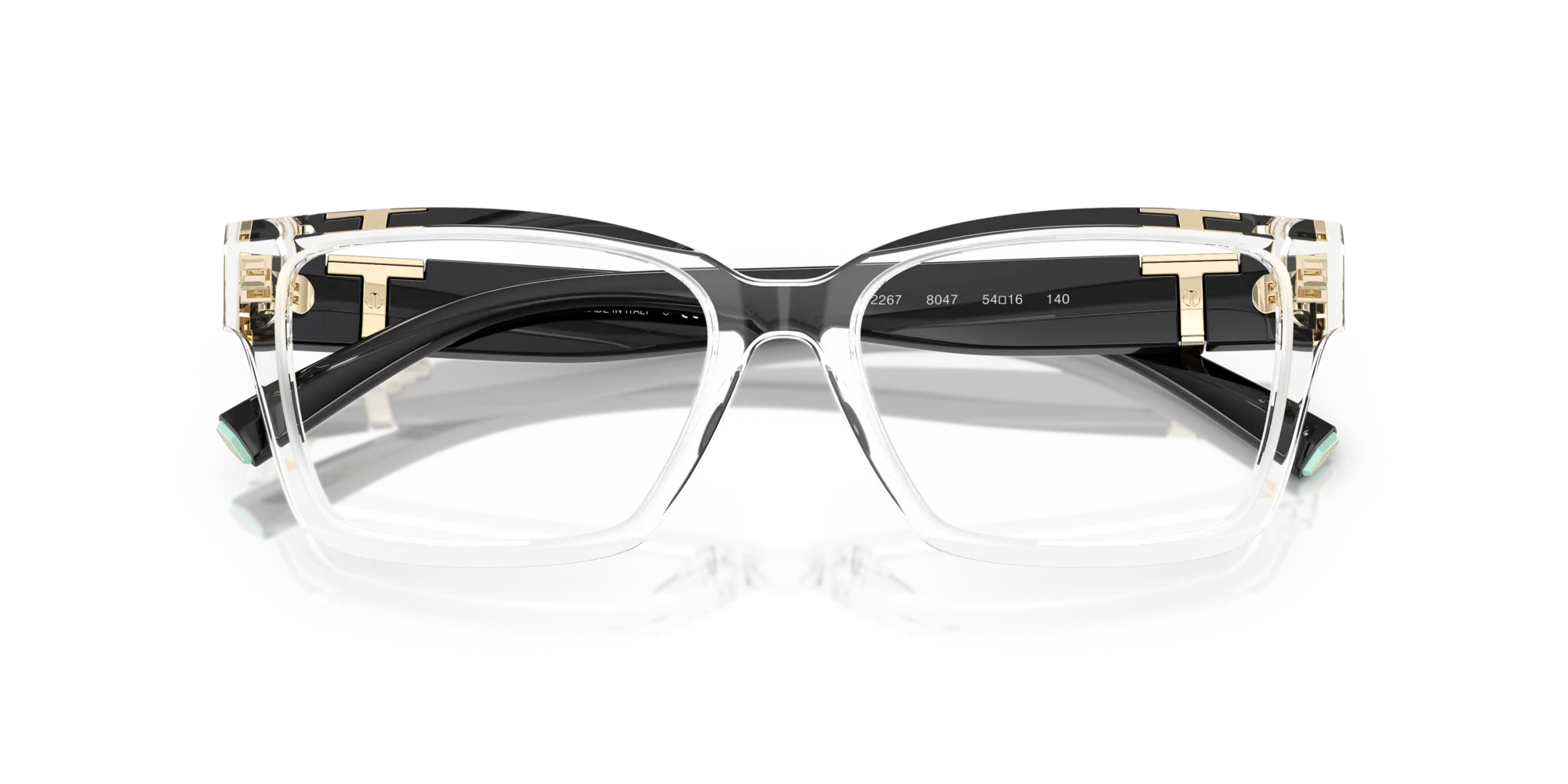 Tiffany TF2267 8047 Montature da vista Acetato Trasparente Squadrata Normale - immagine 2