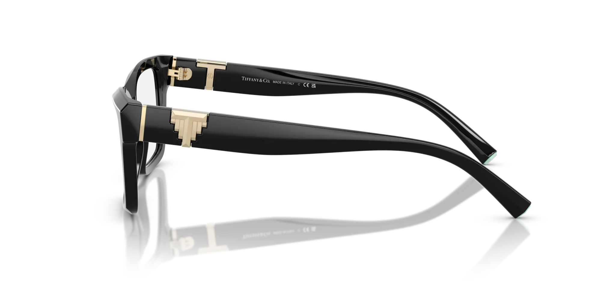Tiffany TF2267 8001 Montature da vista Acetato Nero Squadrata Normale - immagine 4