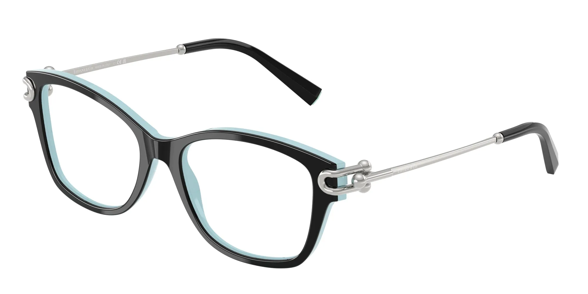 Tiffany TF2266 8055 Montature da vista Acetato Nero Farfalla Normale - immagine 1