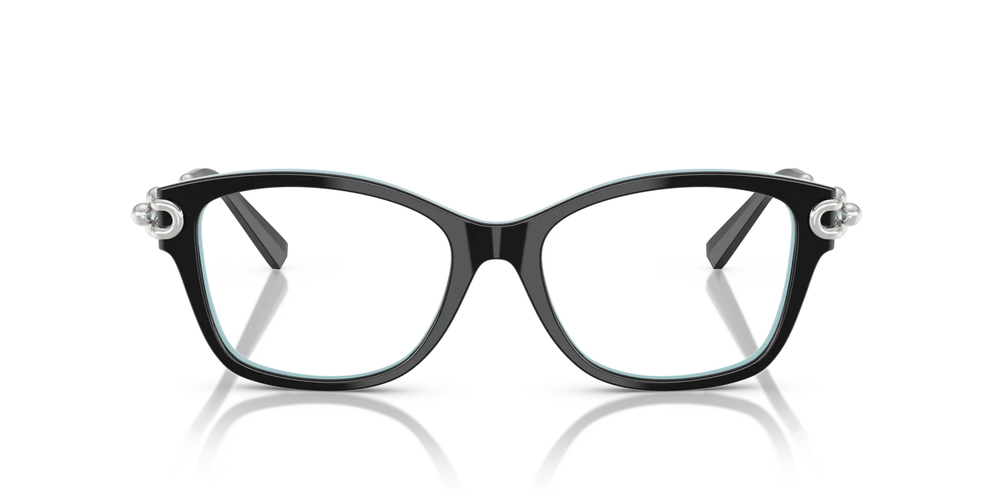Tiffany TF2266 8055 Montature da vista Acetato Nero Farfalla Normale - immagine 3