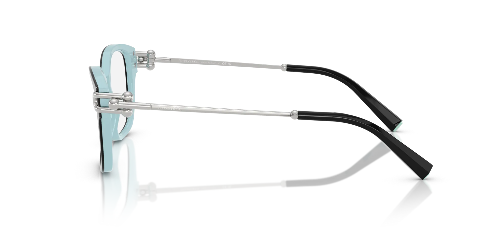 Tiffany TF2266 8055 Montature da vista Acetato Nero Farfalla Normale - immagine 4