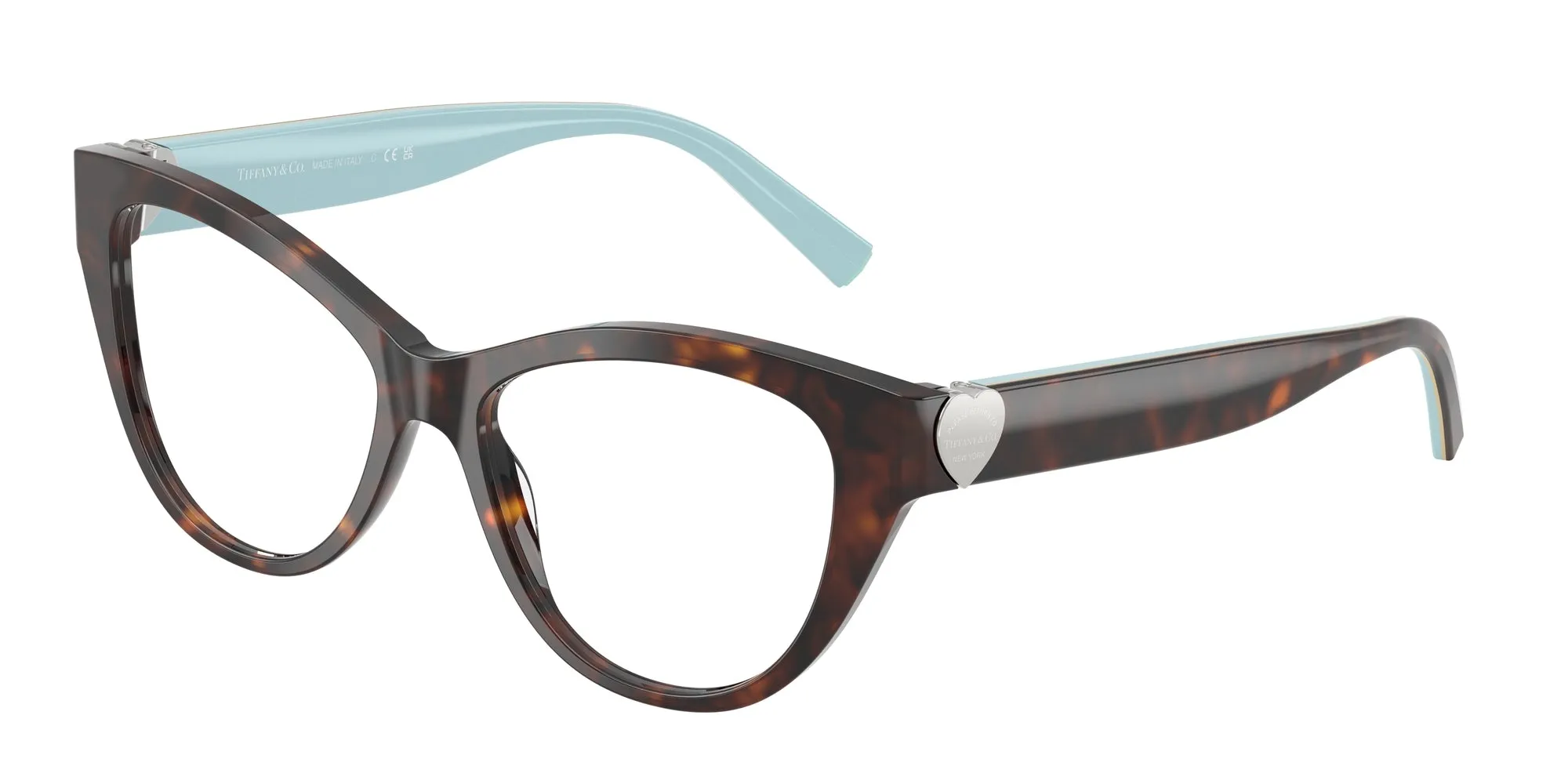 Tiffany TF2251 8363 Montature da vista Acetato Tartaruga Cat Eye Normale - immagine 1