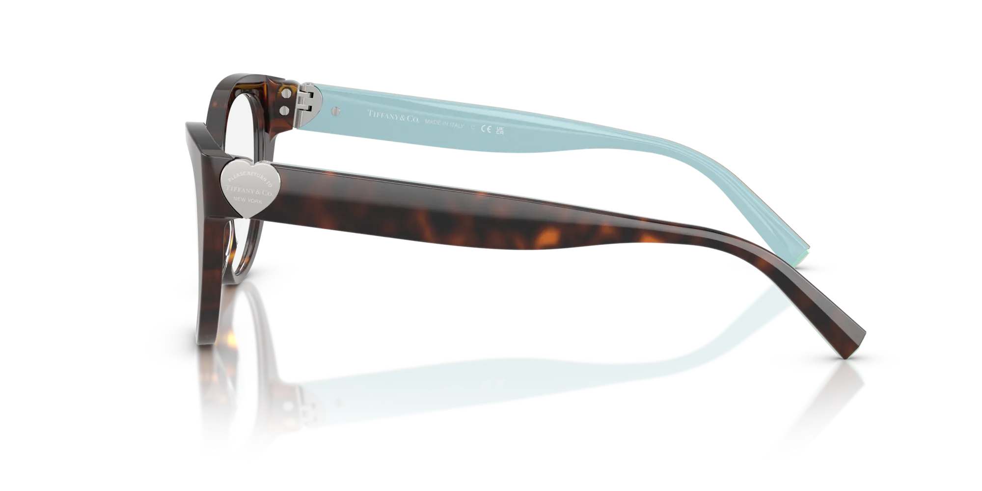 Tiffany TF2251 8363 Montature da vista Acetato Tartaruga Cat Eye Normale - immagine 4