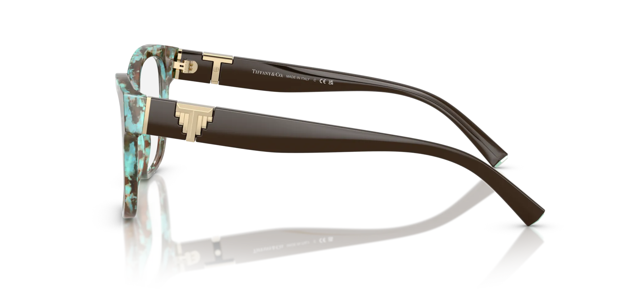 Tiffany TF2246 8422 Montature da vista Acetato Tartaruga Squadrata Normale - immagine 4