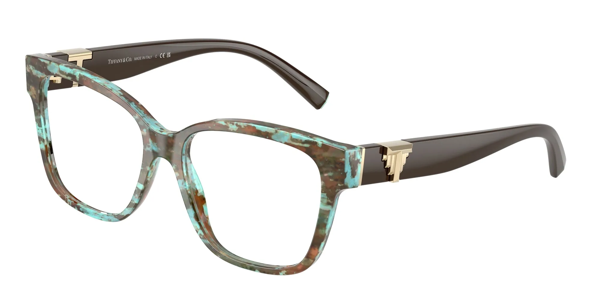 Tiffany TF2246 8422 Montature da vista Acetato Tartaruga Squadrata Normale - immagine 1