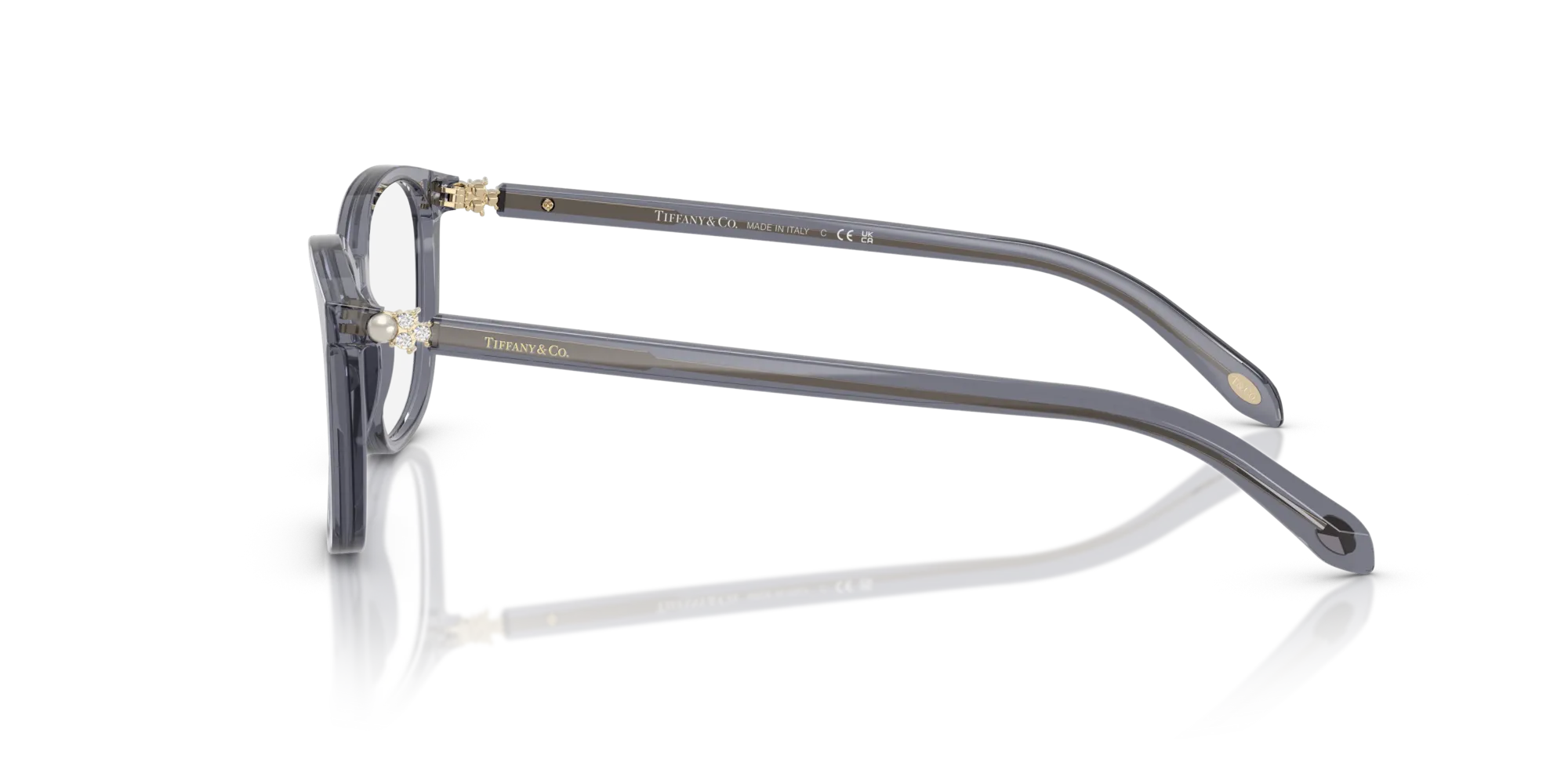 Tiffany TF2109HB 8405 Montature da vista Acetato Viola Squadrata Normale - immagine 4
