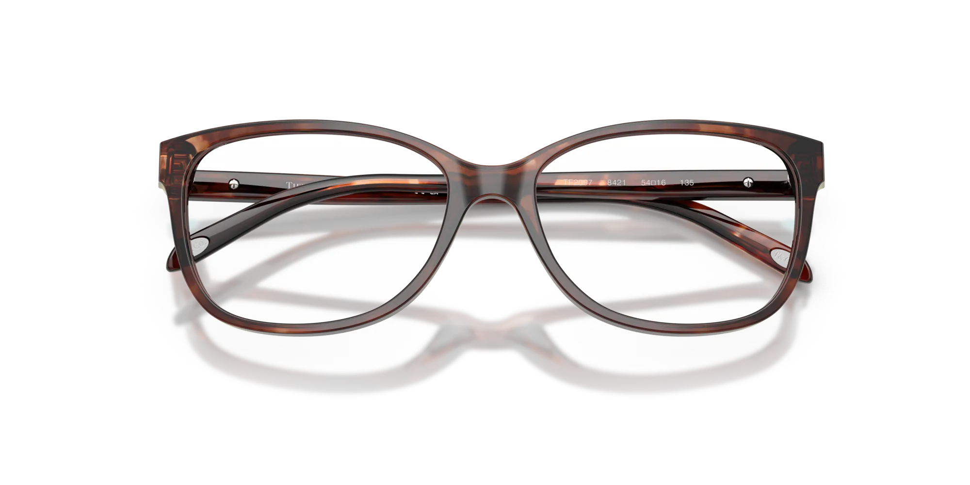 Tiffany TF2097 8421 Montature da vista Acetato Marrone Squadrata Normale - immagine 2