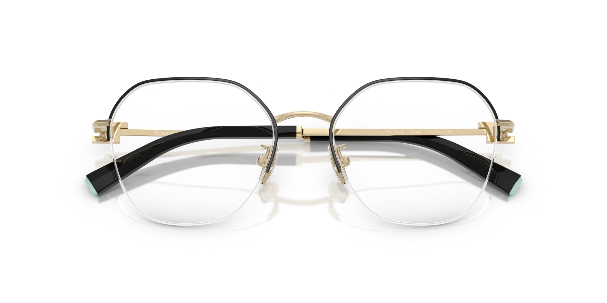 Tiffany TF1167D 6164 Montature da vista Acciaio Oro Rotonda Normale - immagine 2