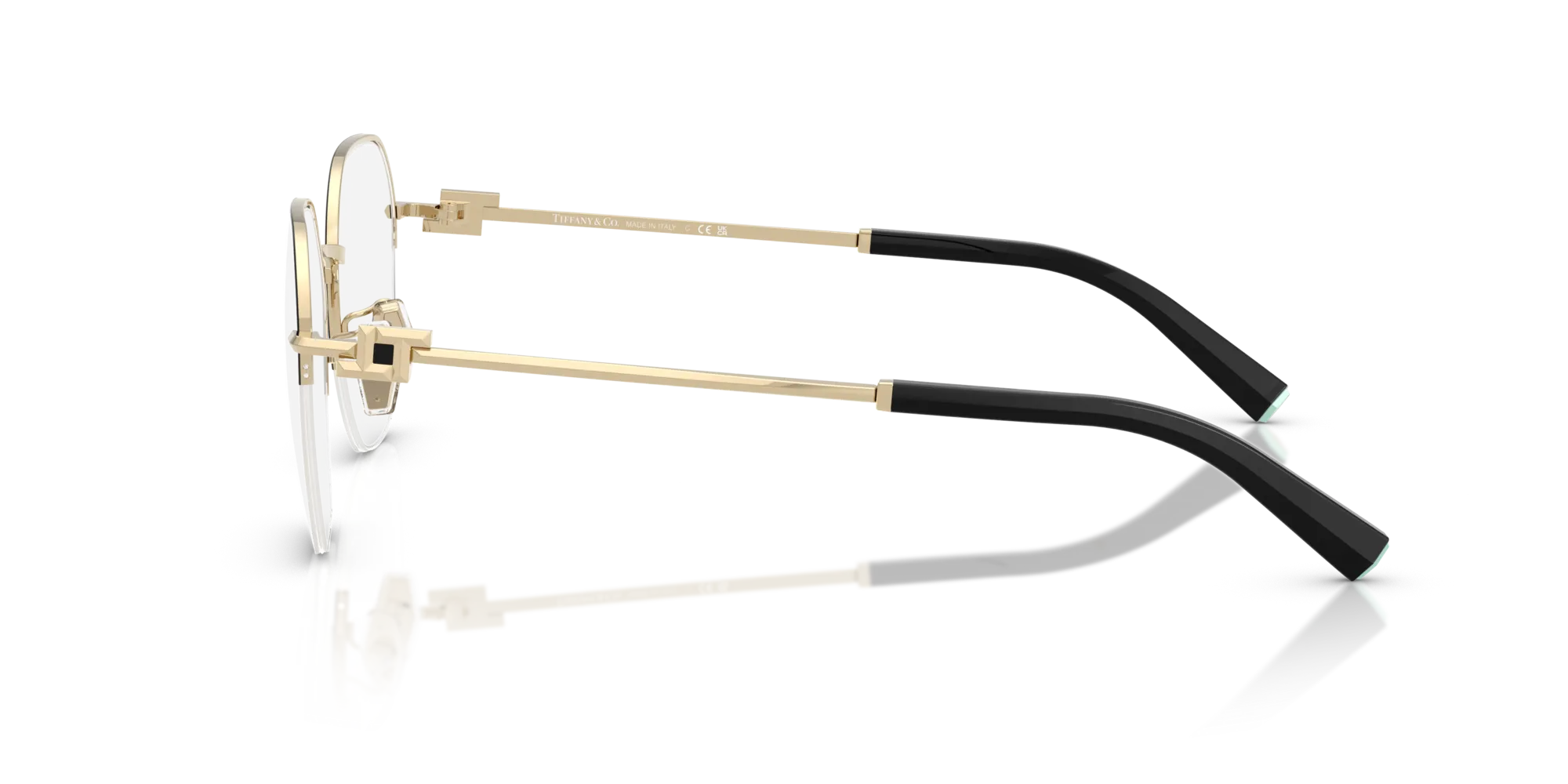 Tiffany TF1167D 6164 Montature da vista Acciaio Oro Rotonda Normale - immagine 4