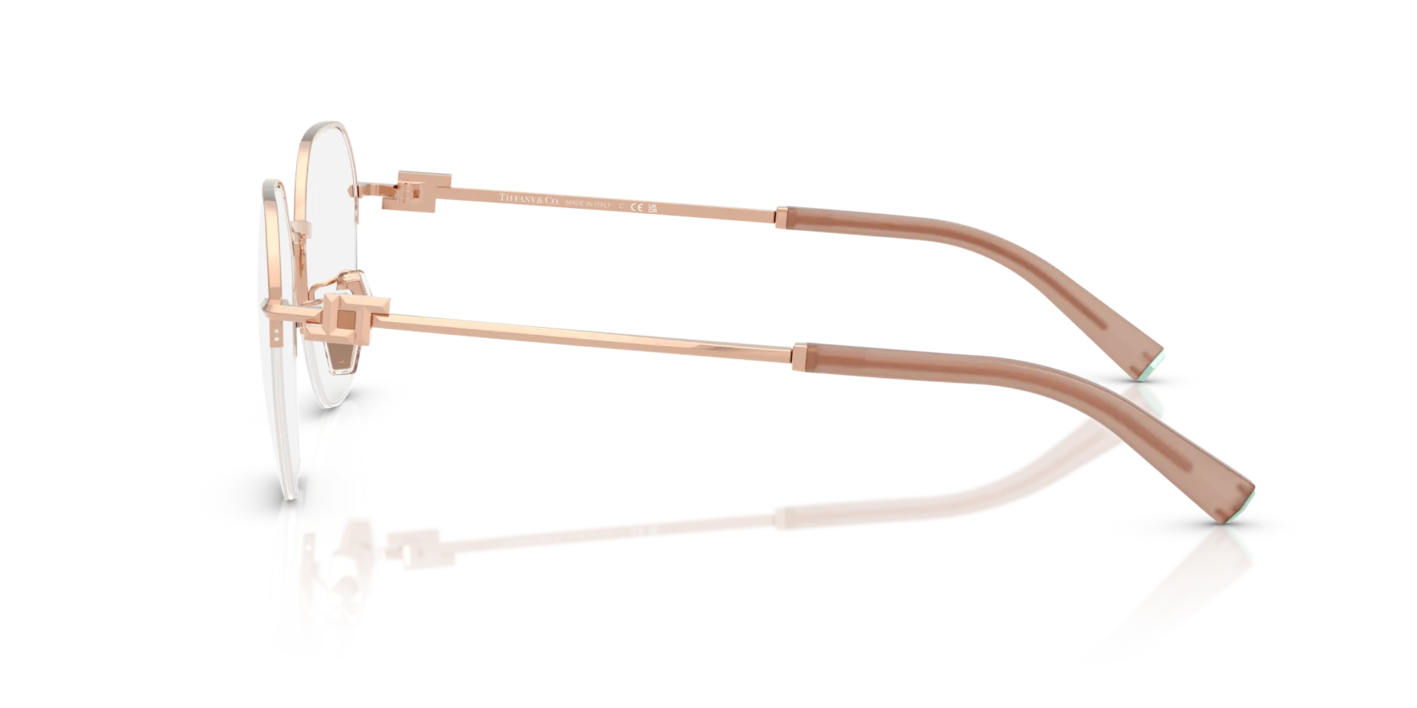 Tiffany TF1167D 6105 Montature da vista Acciaio Oro Rotonda Normale - immagine 4