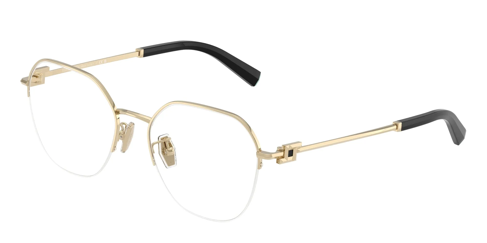 Tiffany TF1167D 6021 Montature da vista Acciaio Oro Rotonda Normale - immagine 1