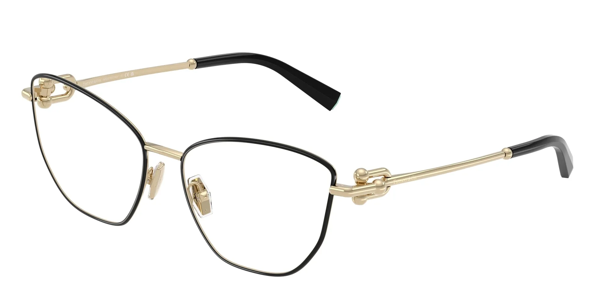 Tiffany TF1166 6164 Montature da vista Acciaio Nero Cat Eye Normale - immagine 1