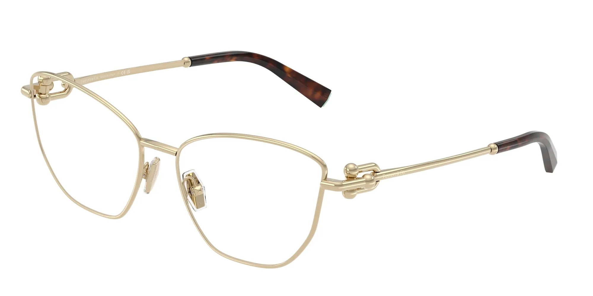 Tiffany TF1166 6021 Montature da vista Acciaio Oro Cat Eye Normale - immagine 1