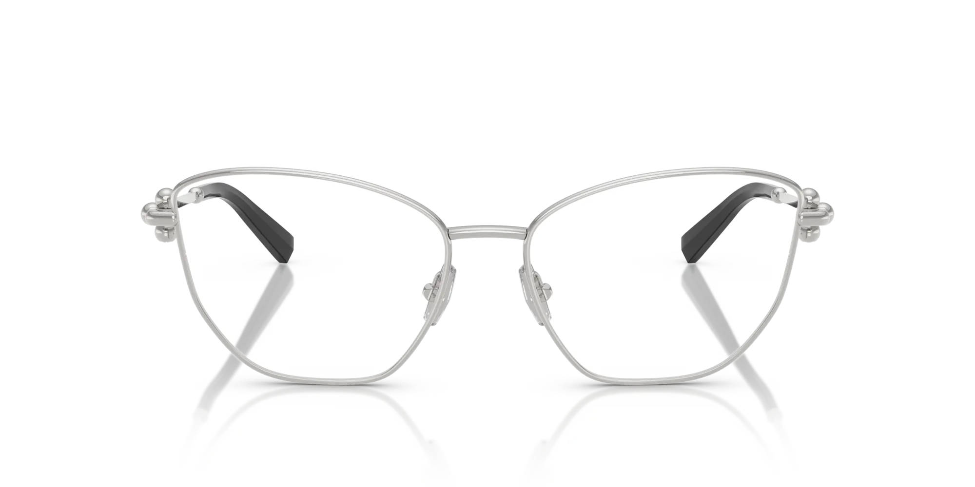 Tiffany TF1166 6001 Montature da vista Acciaio Argento Trasparente Cat Eye Normale - immagine 3