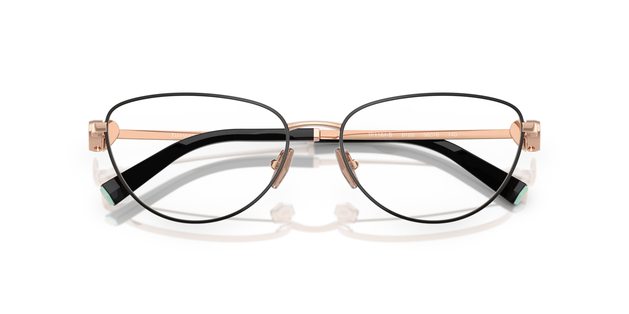 Tiffany TF1164B 6105 Montature da vista Acciaio Nero Rotonda Normale - immagine 2