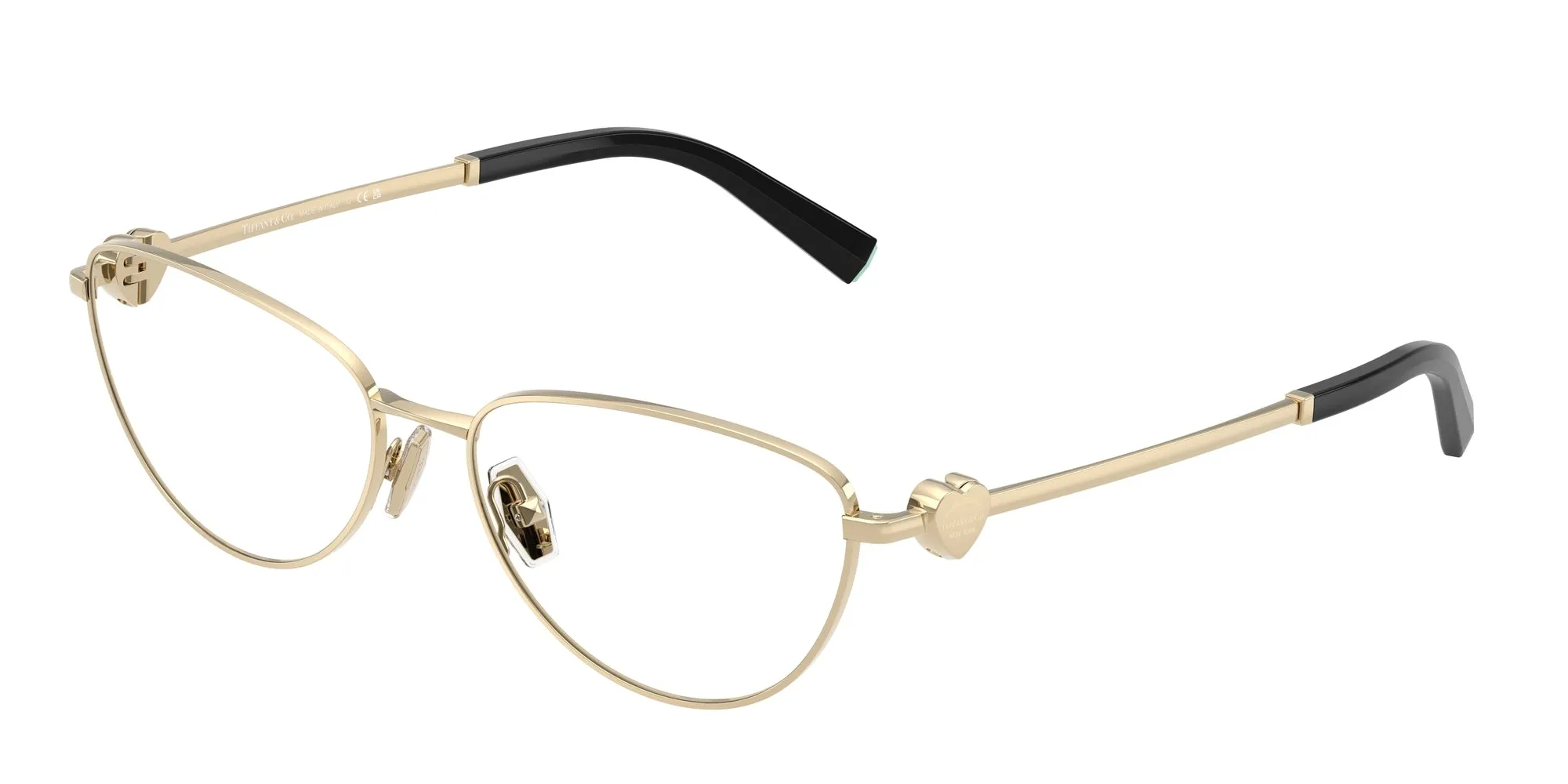 Tiffany TF1164B 6021 Montature da vista Acciaio Oro Rotonda Normale - immagine 1