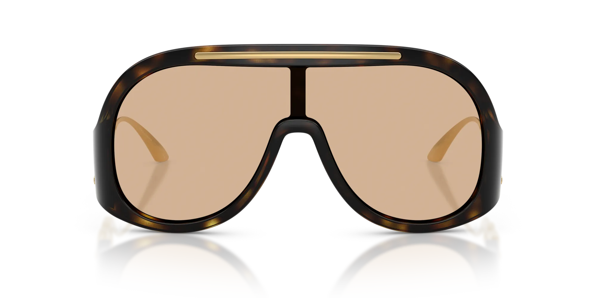 Dolce & Gabbana DG6202 502/93 Occhiali da sole Iniettato Tartaruga Marrone Pilot Normale - immagine 3