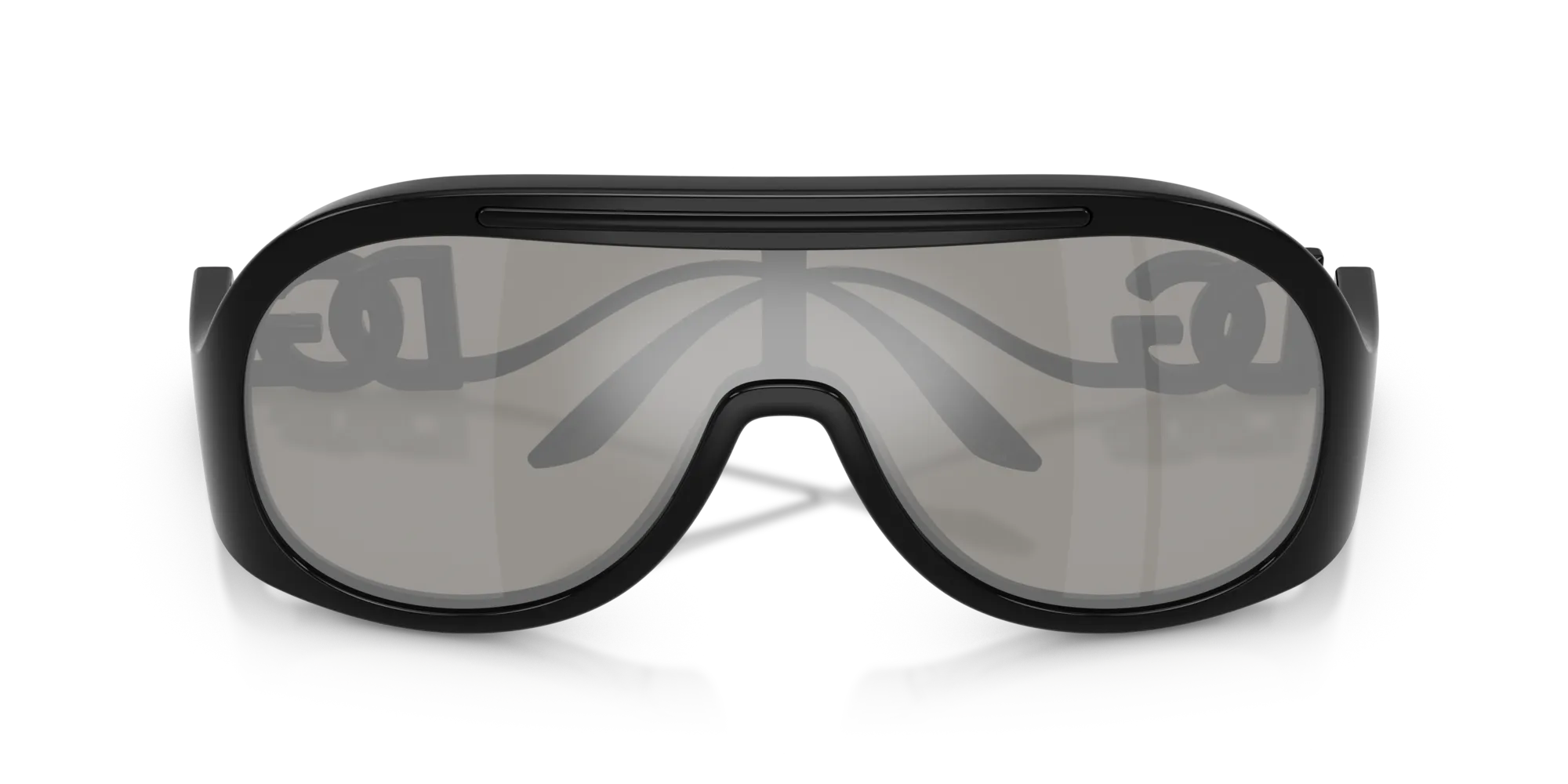 Dolce & Gabbana DG6202 501/6G Occhiali da sole Iniettato Nero Grigio Pilot Specchiate - immagine 2