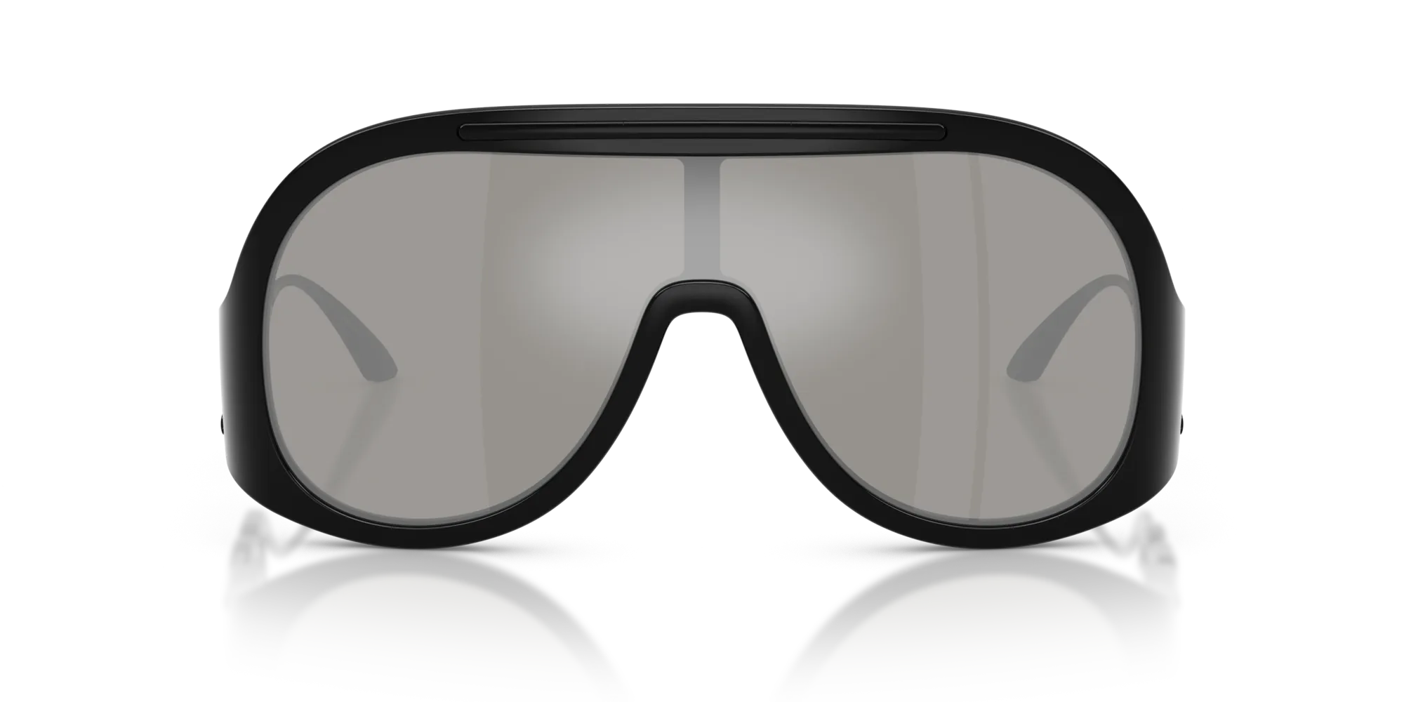 Dolce & Gabbana DG6202 501/6G Occhiali da sole Iniettato Nero Grigio Pilot Specchiate - immagine 3