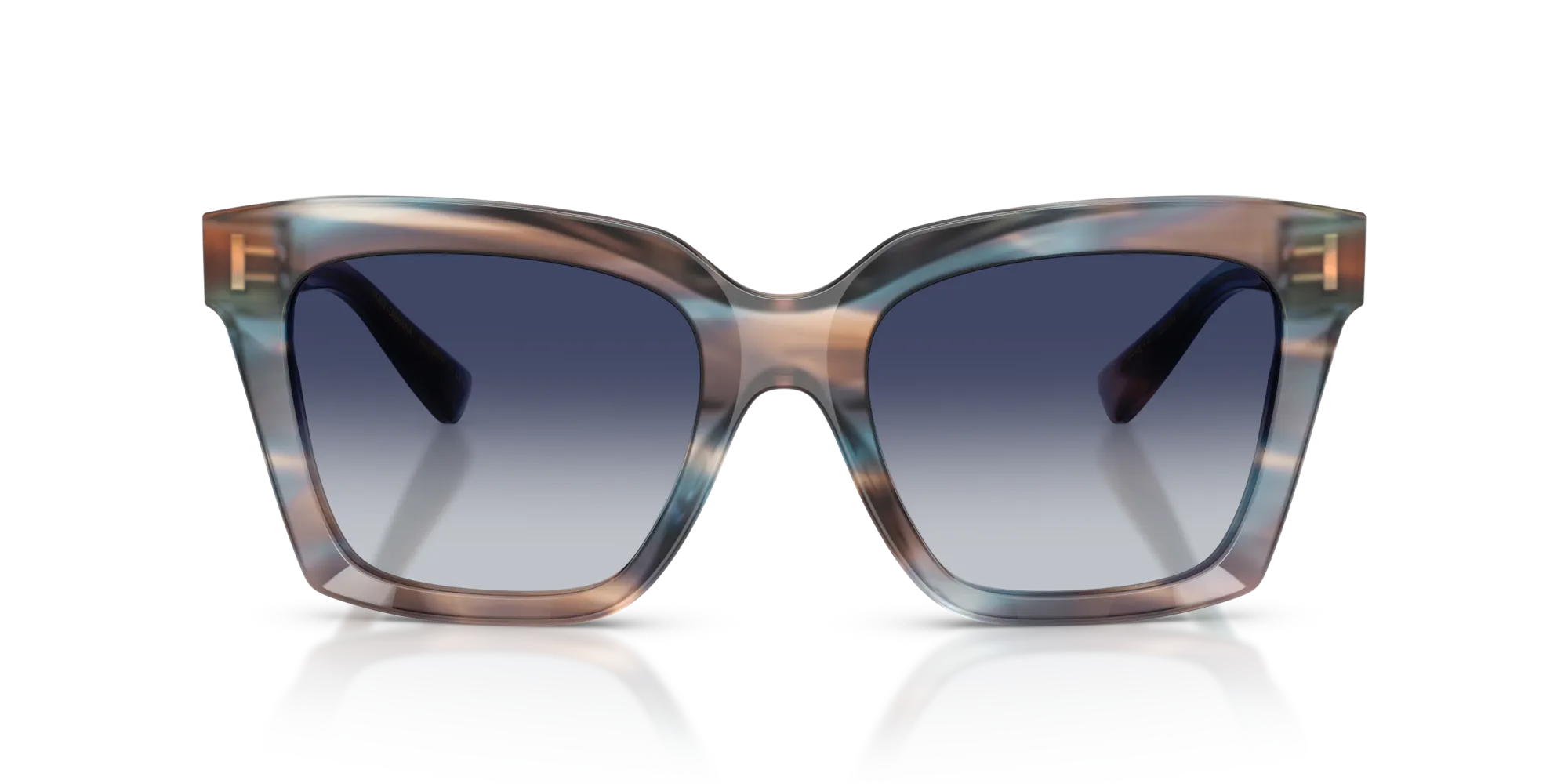 Dolce & Gabbana DG4498 344814 Occhiali da sole Acetato Blu Squadrata Normale Sfumato - immagine 3