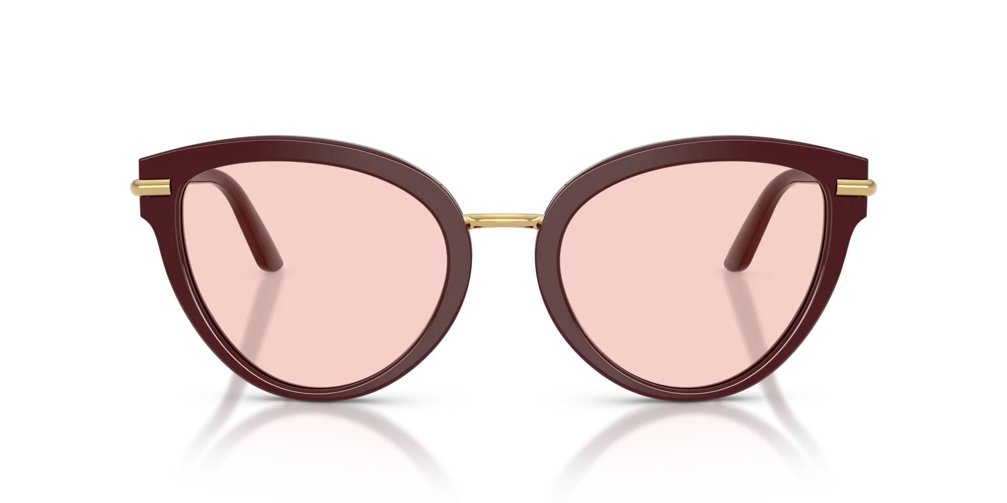 Dolce & Gabbana DG4492 3091P5 Occhiali da sole Acetato Rosso Rosa Farfalla Fotocromatiche - immagine 3