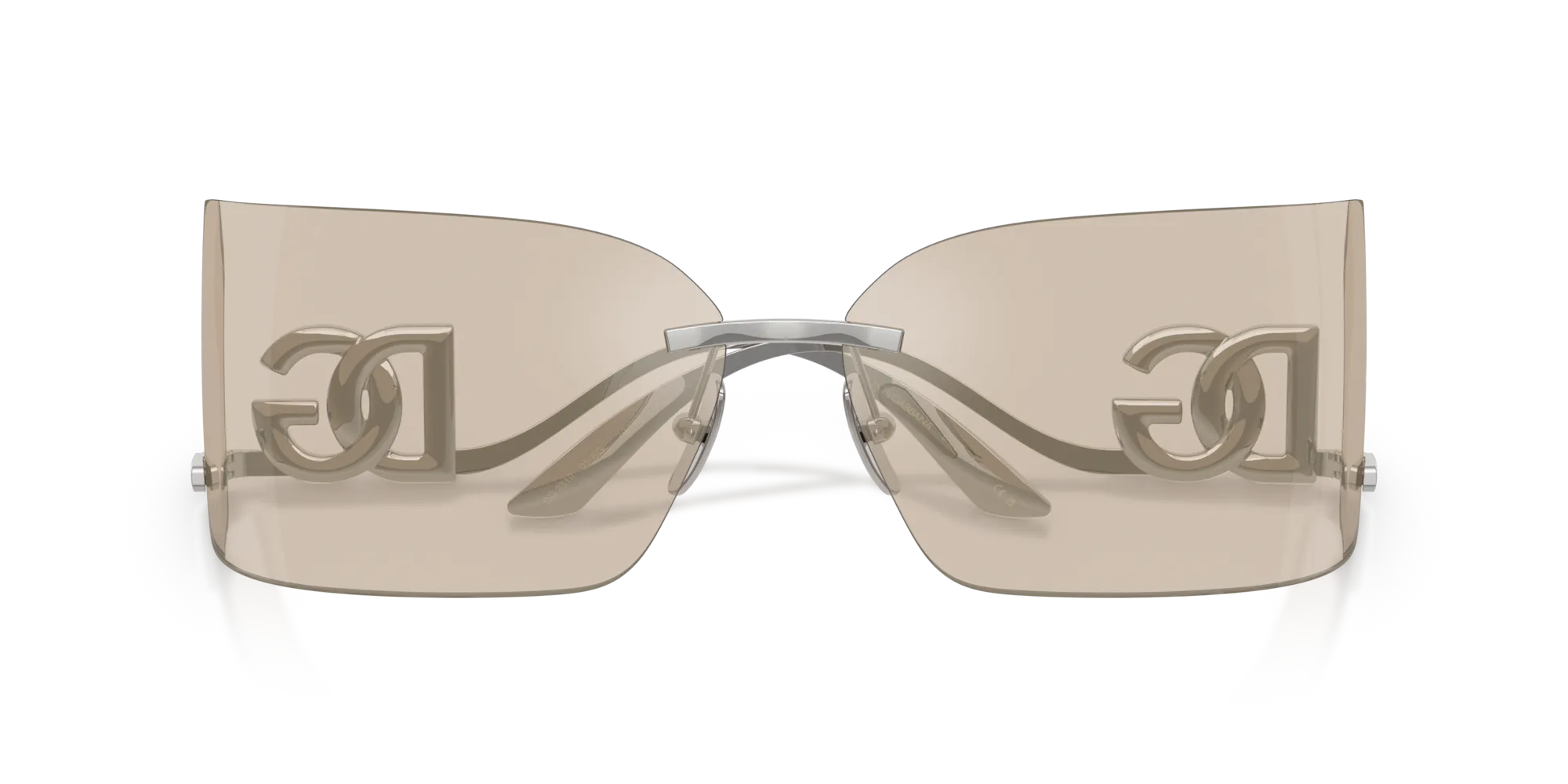 Dolce & Gabbana DG2319 05/6G Occhiali da sole Metallo Argento Squadrata Normale - immagine 2