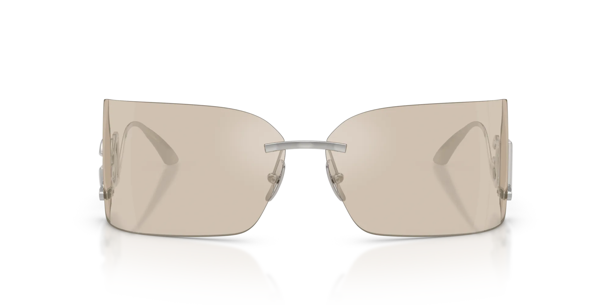 Dolce & Gabbana DG2319 05/6G Occhiali da sole Metallo Argento Squadrata Normale - immagine 3