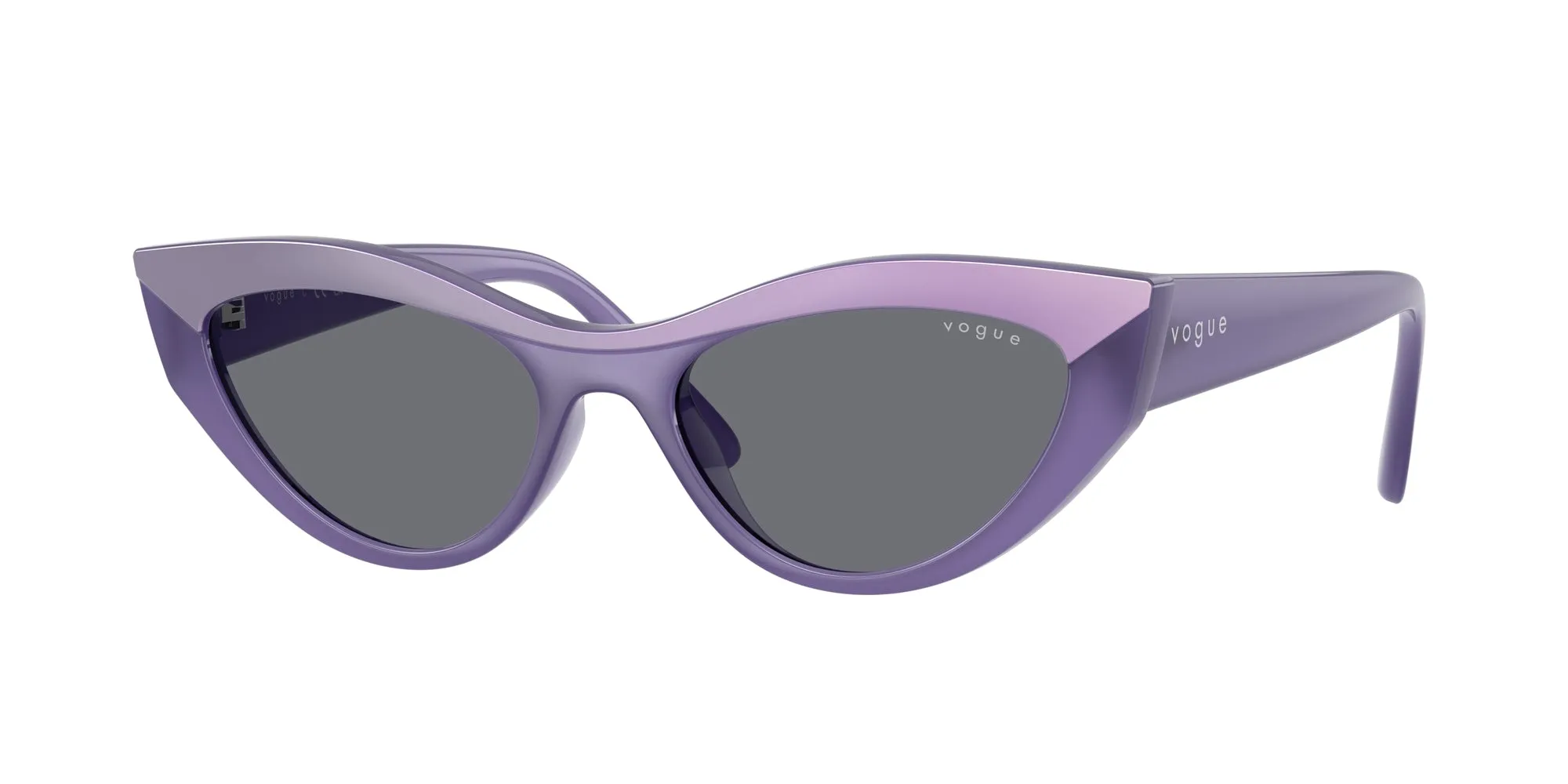 VOGUE EYEWEAR VO5637SU 3219/1 Occhiali da sole Nylon Viola Cat Eye Normale - immagine 1