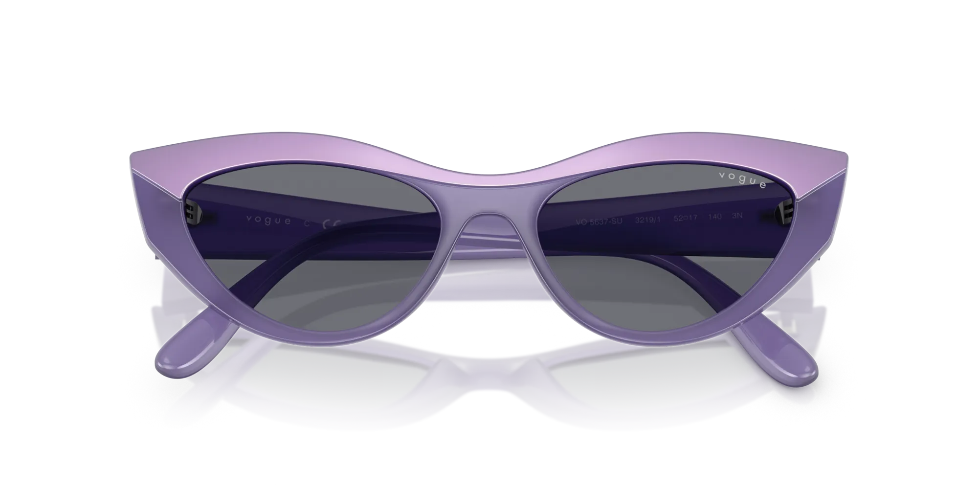 VOGUE EYEWEAR VO5637SU 3219/1 Occhiali da sole Nylon Viola Cat Eye Normale - immagine 2