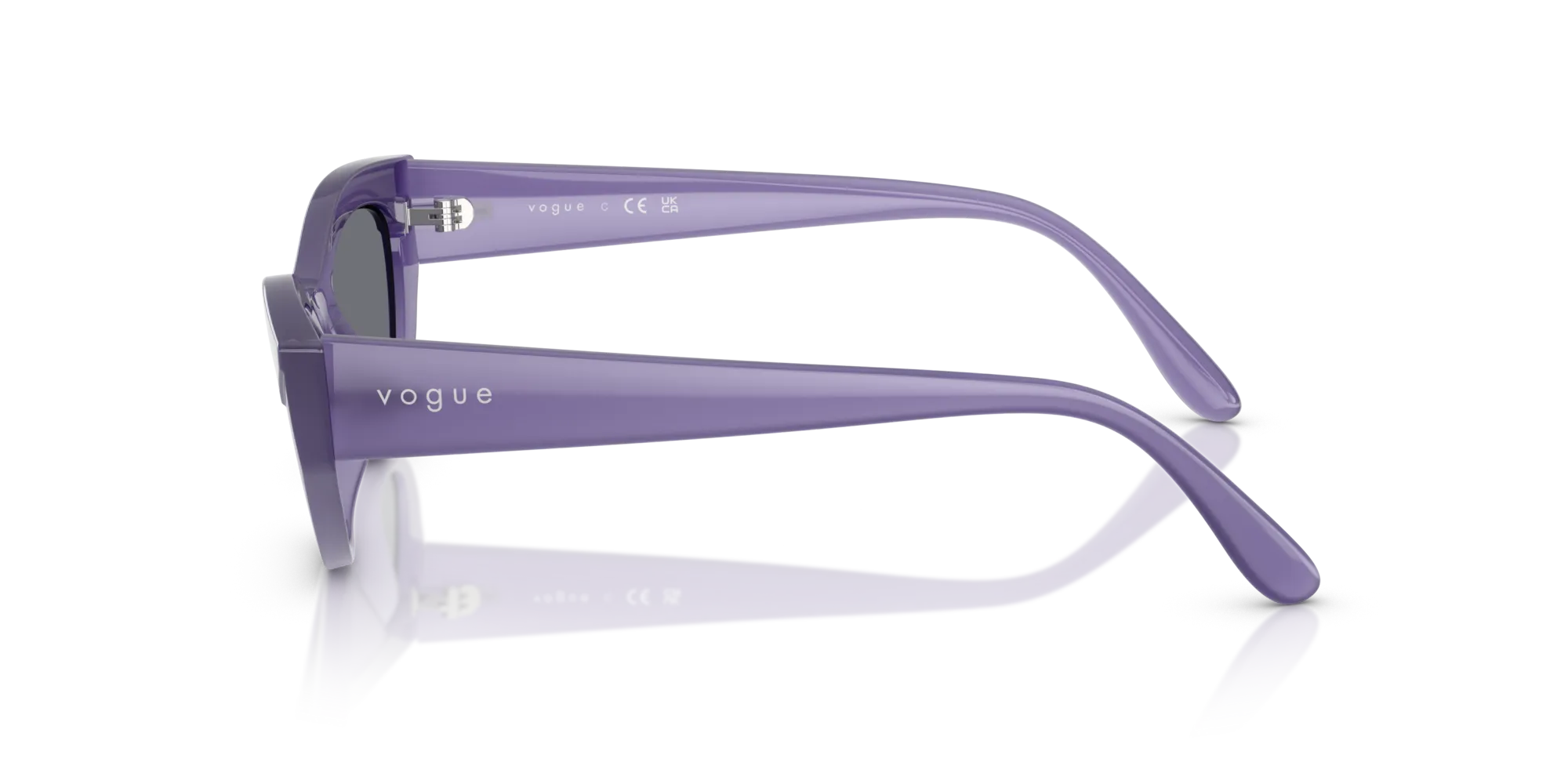 VOGUE EYEWEAR VO5637SU 3219/1 Occhiali da sole Nylon Viola Cat Eye Normale - immagine 4