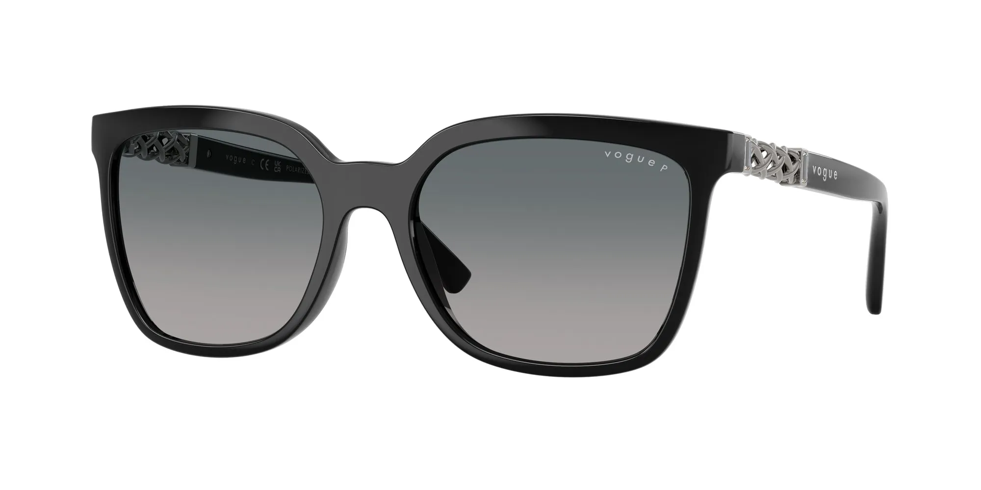 VOGUE EYEWEAR VO5633SB W44/8S Occhiali da sole Nylon Nero Squadrata Polarizzata Sfumato - immagine 1