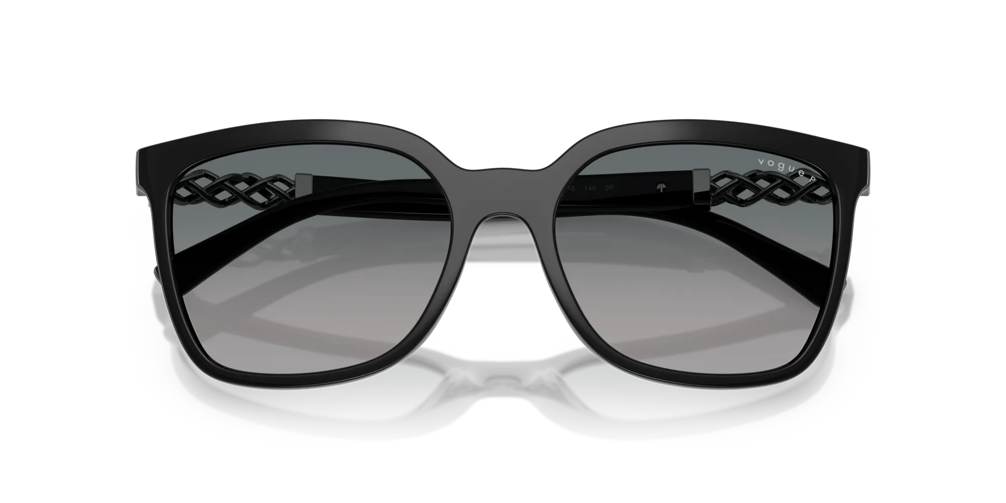 VOGUE EYEWEAR VO5633SB W44/8S Occhiali da sole Nylon Nero Squadrata Polarizzata Sfumato - immagine 2